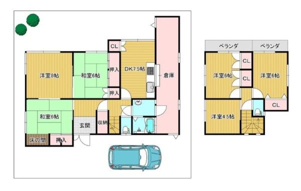 生駒郡平群町若葉台４丁目　一戸建
