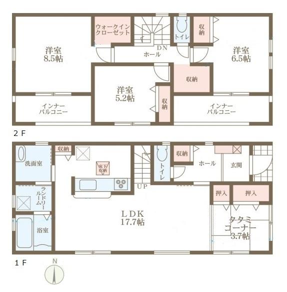 リーブルガーデン二階堂上ノ庄町１号棟／新築一戸建