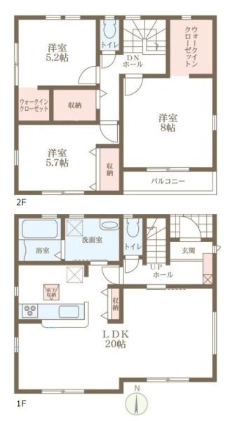 リーブルガーデン二階堂上ノ庄町３号棟／新築一戸建