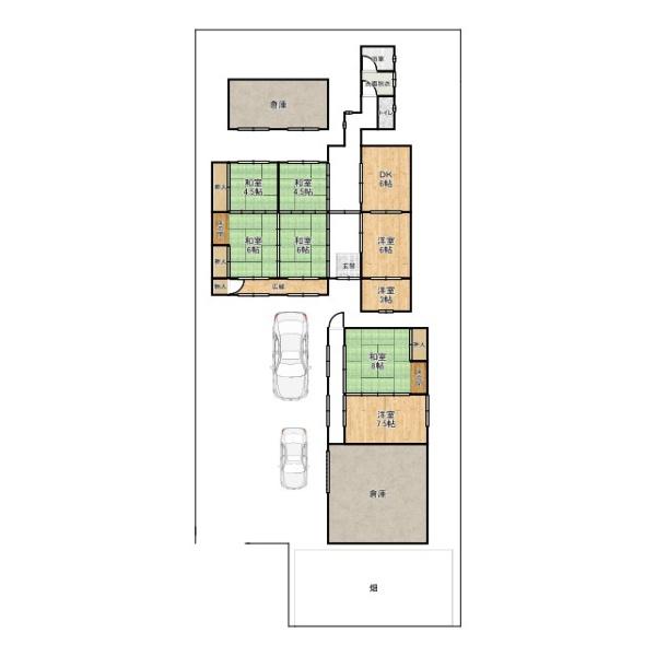 奈良市下狭川町の中古一戸建て