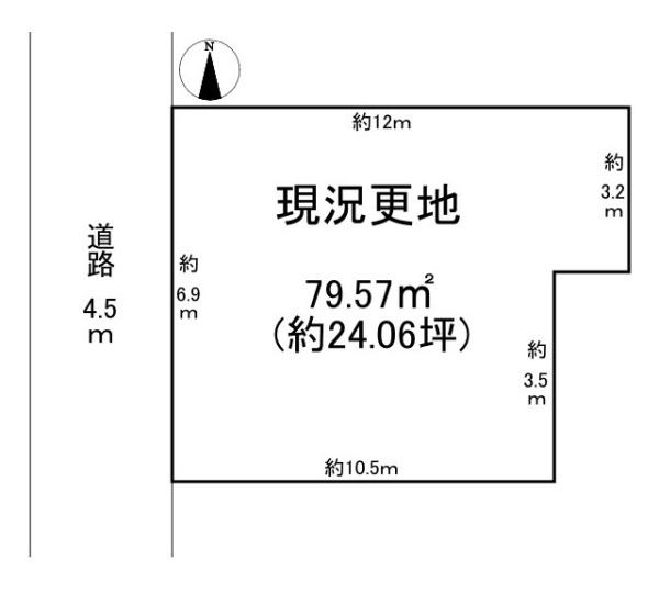 柏原市田辺１丁目の売土地