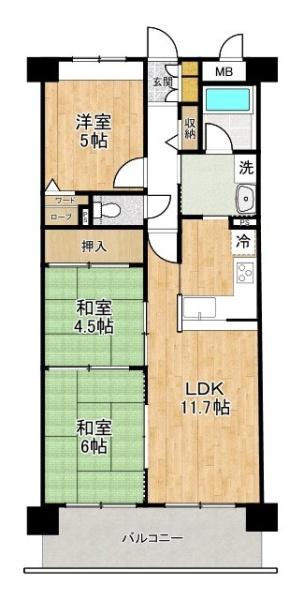 朝日プラザシティ南大和イーストウイングＤ棟