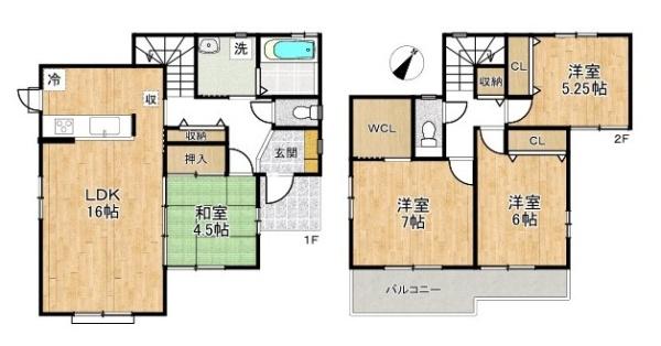 生駒市萩の台Ｆ号地／新築一戸建