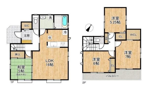 生駒市萩の台Ｉ号地／新築一戸建