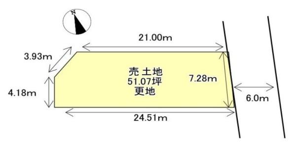 橿原市地黄町の売土地