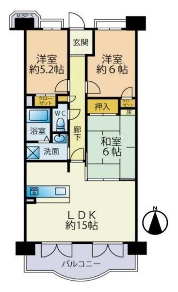 プレステ七番館(間取り)