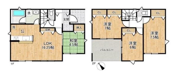 クレイドルガーデン萩の台３号棟／新築一戸建