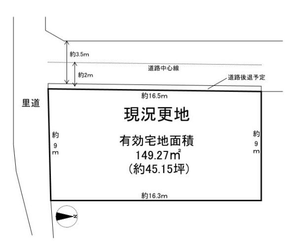 橿原市新賀町の売土地
