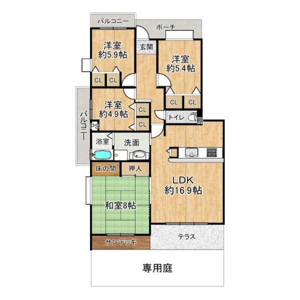 真美ケ丘中央一番街　11号棟