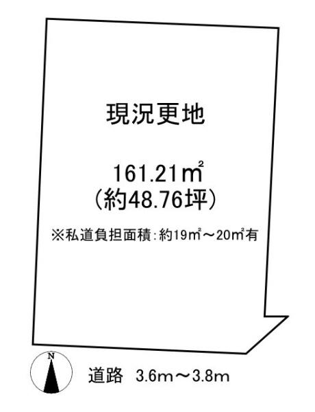 大和高田市中三倉堂１丁目の売土地