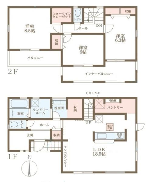リーブルガーデン粟殿１号棟／新築一戸建