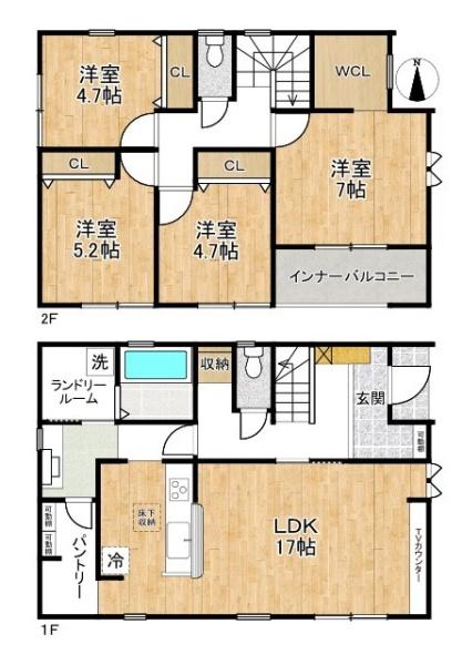 リーブルガーデン片岡台１号棟／新築一戸建