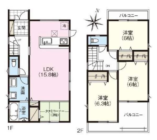 ファーストタウン学園緑ケ丘１号棟／新築一戸建