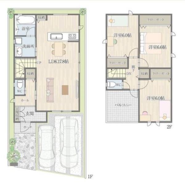 柏原市片山町６号地／新築一戸建