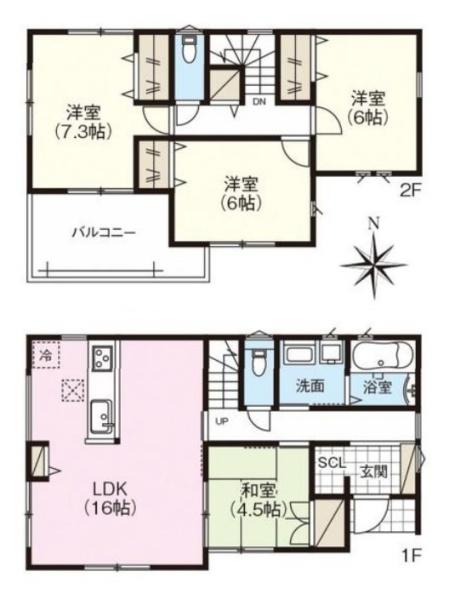 ファーストタウン目安北１号棟／新築一戸建