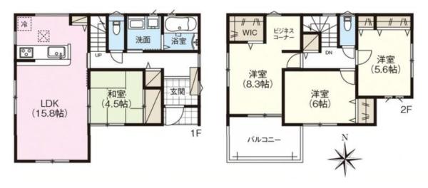 ファーストタウン目安北２号棟／新築一戸建