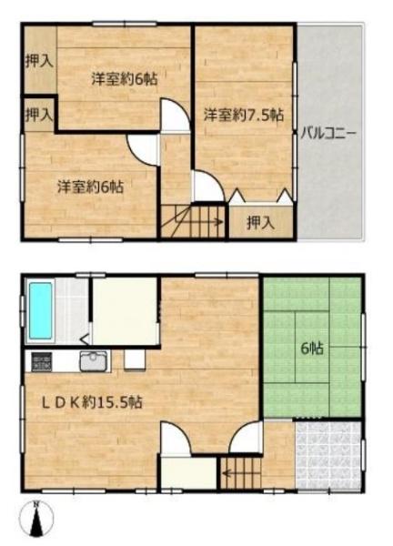 天理市平等坊町　一戸建
