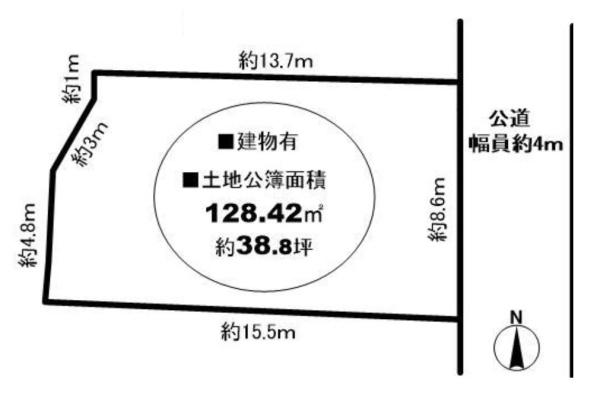 大和高田市大字築山の売土地