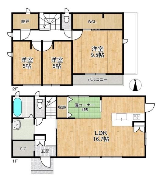 橿原市地黄町　一戸建