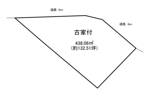 生駒市松美台　建築条件なし土地