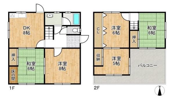 北葛城郡上牧町桜ケ丘１丁目の中古一戸建
