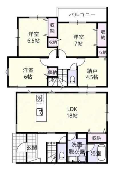 北葛城郡上牧町中筋出作２号棟／新築一戸建