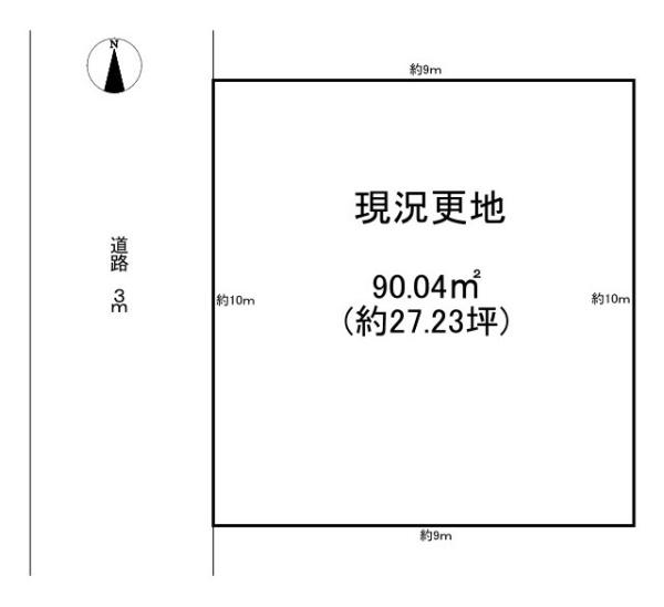 北葛城郡河合町大字西穴闇の売土地