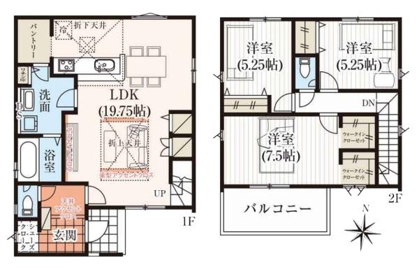 柏原市田辺１丁目の新築一戸建