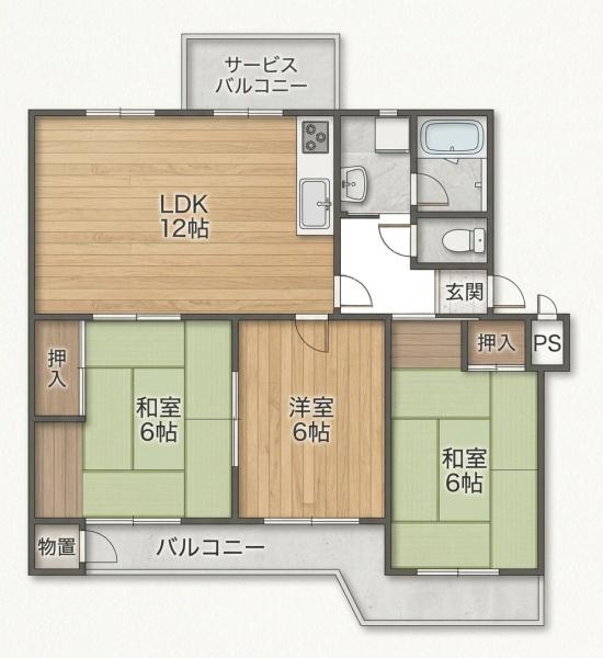 関屋あしびハイツ１１号棟