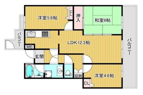 ローレルコート萩の台４号棟