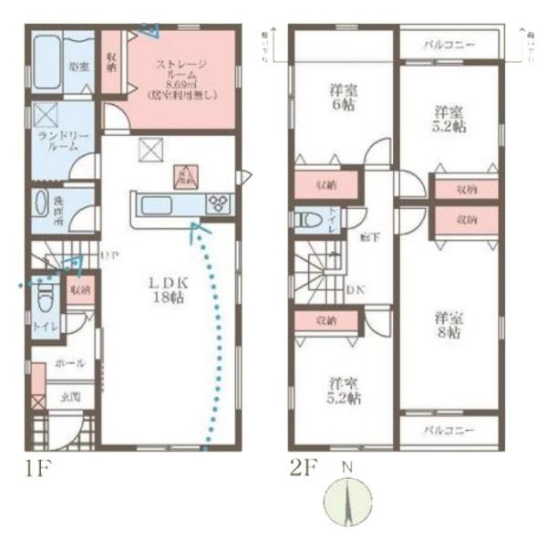 リーブルガーデン平松２号棟／新築一戸建