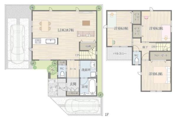 柏原市玉手町８号地／新築一戸建