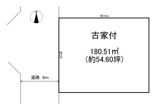 北葛城郡上牧町桜ケ丘１丁目　建築条件なし土地