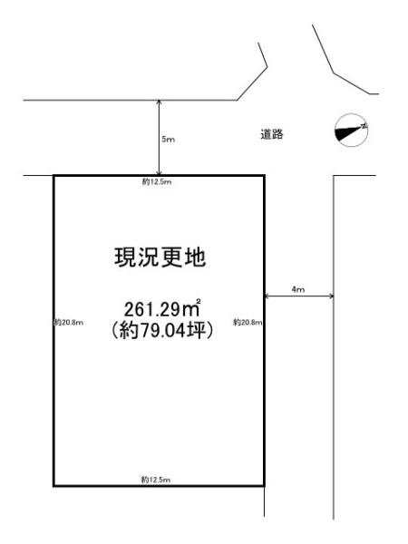 北葛城郡広陵町馬見北２丁目の売土地