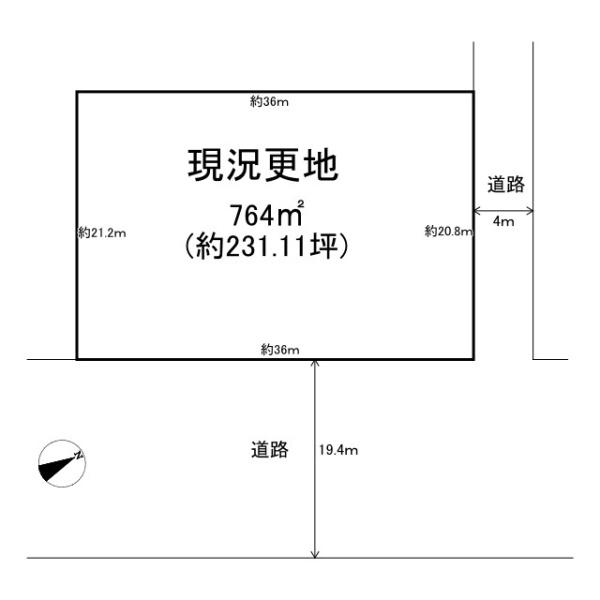 北葛城郡広陵町馬見北２丁目の売土地