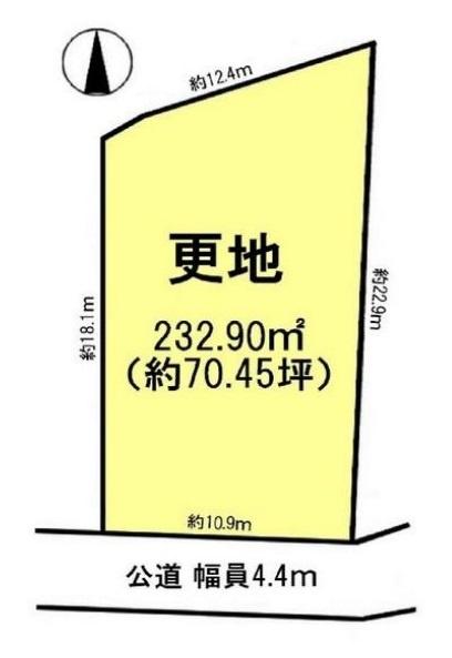 香芝市関屋の売土地