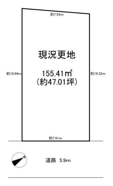 北葛城郡広陵町みささぎ台の売土地