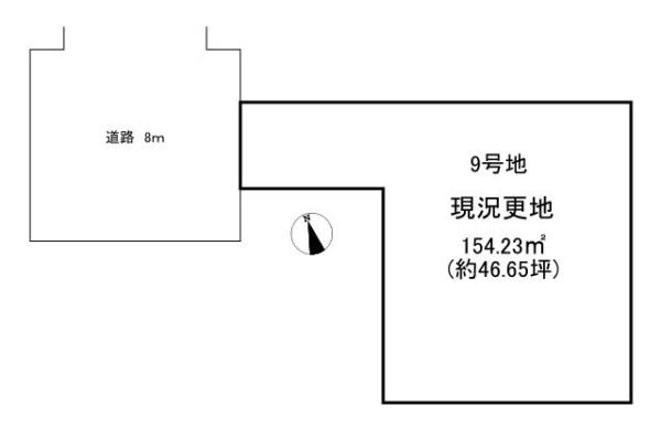 桜井市大字金屋の売土地