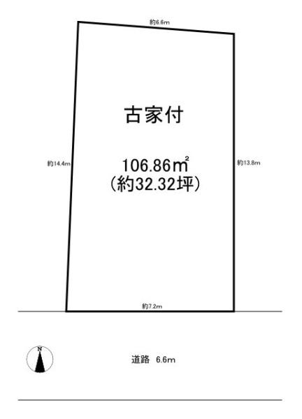 北葛城郡広陵町大字的場の売土地