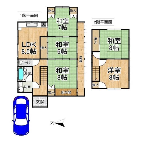 磯城郡田原本町大字秦庄の中古一戸建て