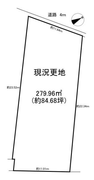 北葛城郡王寺町舟戸３丁目の売土地