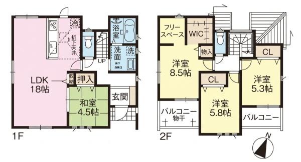 ファーストタウン勢野東１号地／新築一戸建