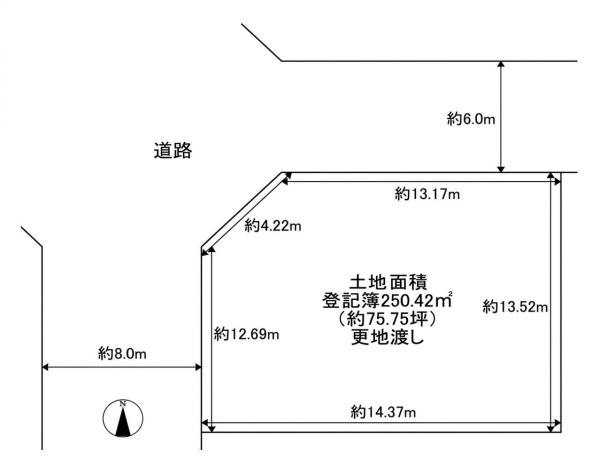 香芝市関屋北7丁目の売土地