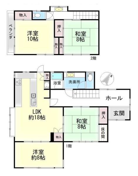 生駒郡平群町椿台２丁目　一戸建