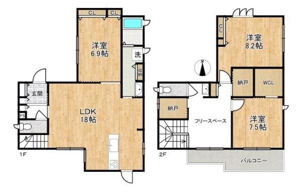 北葛城郡王寺町南元町３丁目　一戸建