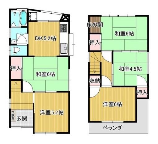 生駒市小平尾町　一戸建