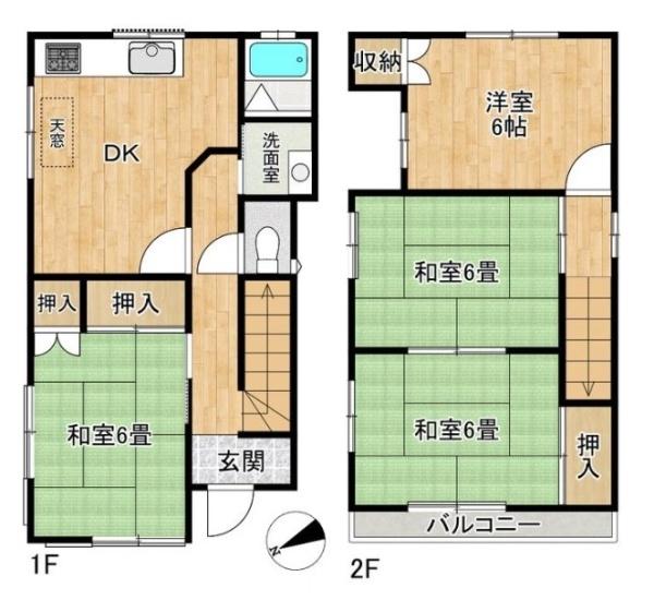 柏原市国分本町６丁目　一戸建