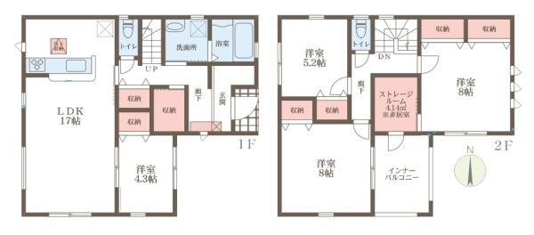 リーブルガーデン野垣内町３号棟／新築一戸建