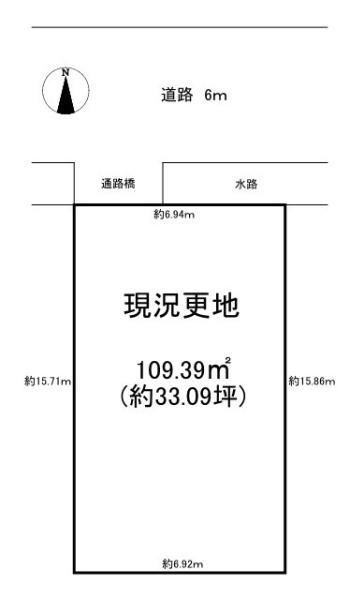 橿原市新口町の売土地