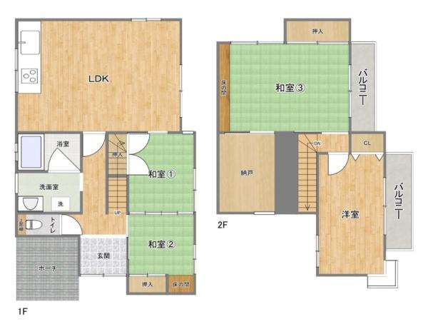 生駒郡斑鳩町神南４丁目　一戸建